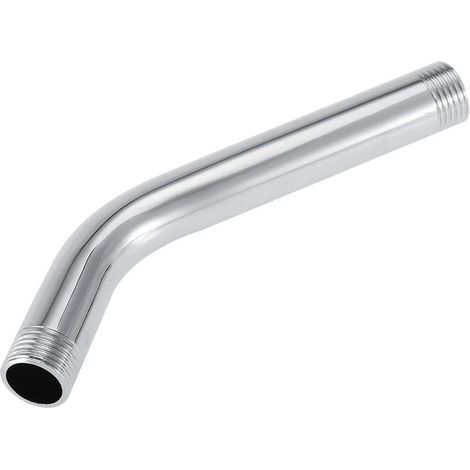 Rallonge De Douche, Bras de Douche En Acier Inoxydable Résistant à L'usure Antirouille Fixé Au Mur De Bras Rallonge De Poche Accessoire De Tuyau De Salle De Bains Longue Durée De Vie (1/4)