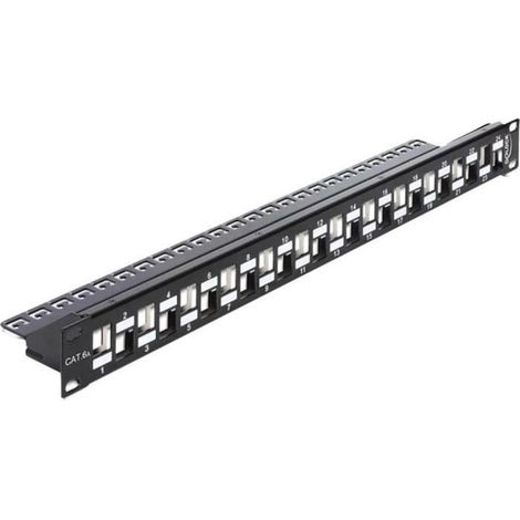 Netzwerk-Verteilerpanel unbestückt - Delock 43278 - Innen - 1 U - 93x44x482 cm