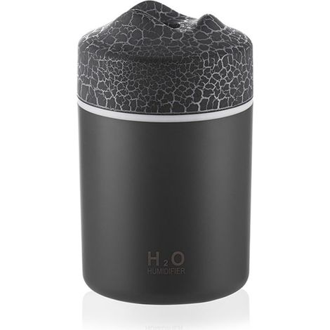 Humidificateur de voiture Mini diffuseur d'arômes - Motif fissure volcanique 7S 300 ml Gris (1/5)