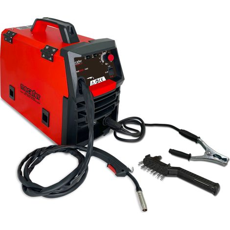 Mecafer – Poste à souder MIG et TIG 120A – Technologie inverter sans gaz – Torche 2m + pince de masse + masque + bobine 0,9mm – 460212 - PMIG 120 I NG (1/2)