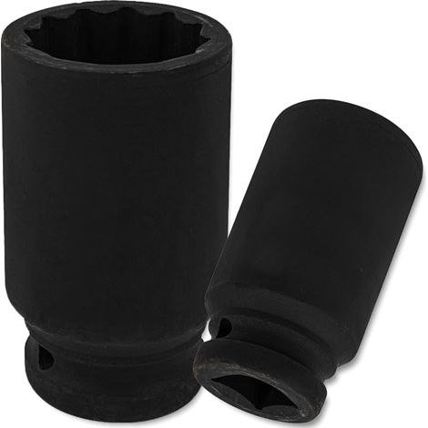 Bussola a impatto profonda FORCEKRAFT da 3/4" (33 mm) a 12 punte