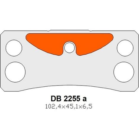Pastillas de freno delanteras Delta izquierdas para Polaris Ranger
