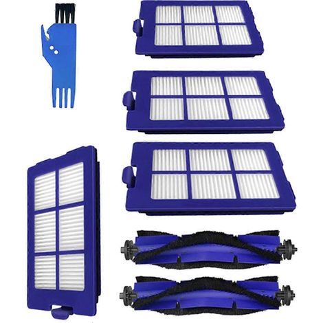 Filtre à brosse rotative pour aspirateur robot (1/5)