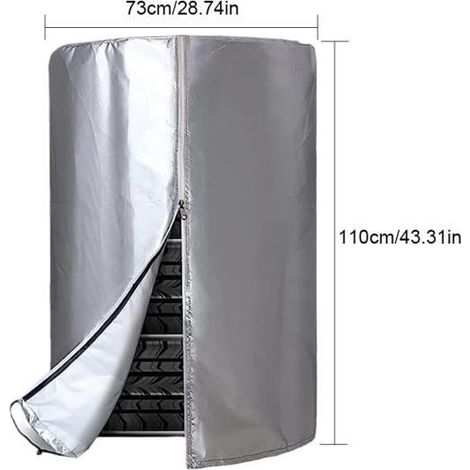 HOXILEELEOHousse pour pneu - Mioloe - 73x110 cm - Imperméable - Résistant aux UV - Durable (1/4)