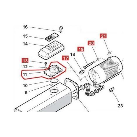 FAAC 41850215 Gruppo Serratura New Riv. Ricambio Per Attuatore 400 422