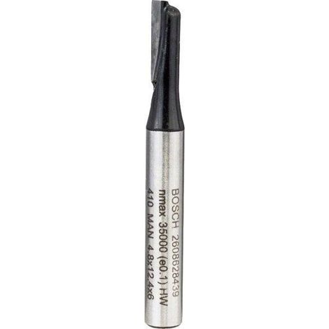 Bosch Fresa de precisión en carburo de tungsteno 6 mm