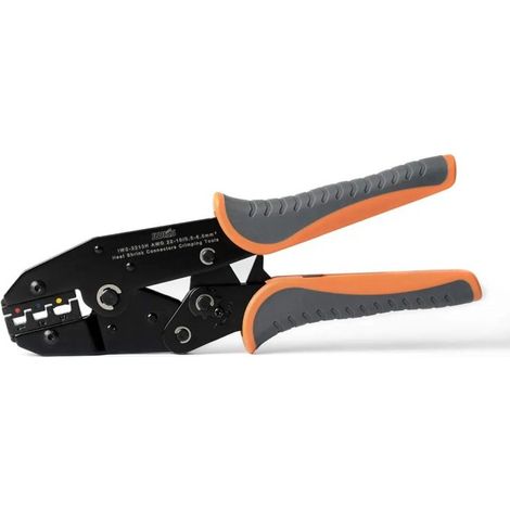 Pince pour pré-isolé cosses à fourche, œillet et faston AWG 22-10 (1/5)