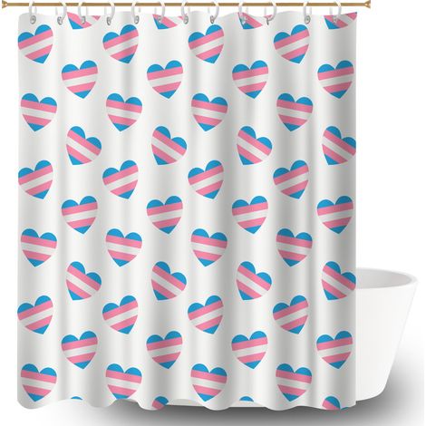 Rideau douche imperméable polyester 180x180 avec 12 œillets bâche de douche pour un éveil en douceur le matin (1/5)
