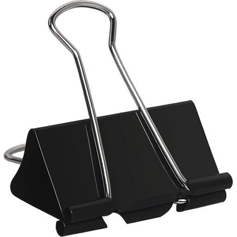 Büroklammern – Metall – 5 cm breit – Fürs Büro – 10er-Packung (1/5)