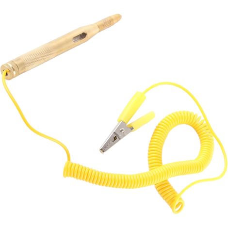 pour par contrôle fusible pour testeur electrique ampoule 12v câble spiralé,Outil de diagnostic électrique de stylo de test de tension de lampe de voiture Auto Véhicule Testeur d'appareil de (1/5)