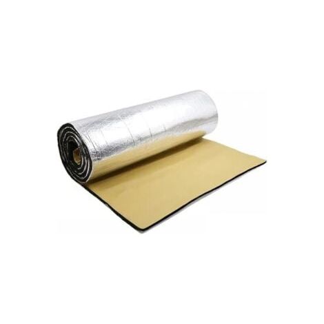 Tapis d'insonorisation de voiture, mousse insonorisante, isolation universelle imperméable et insonorisée 50cm x 200cm x5 mm (1/4)