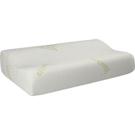 Cuscino ortopedico, ergonomico e sagomato in memory foam per un sonno salutare 30x50 cm - Welldream Profi Classic (1/5)