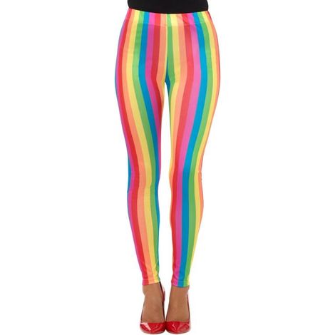 Rainbow Clown Leggings - Multi-Coloured - 47354L