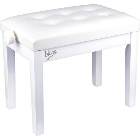 Banc de piano V-tone 1 WH blanc (1/5)