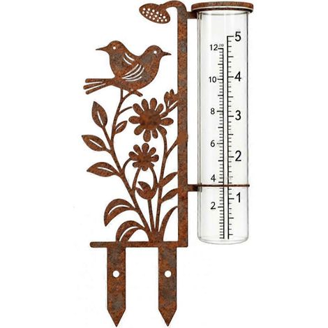 Pluviomètre d'extérieur – outil de mesure de pluie de 19,8 cm (7,8") pour extérieur (1/5)