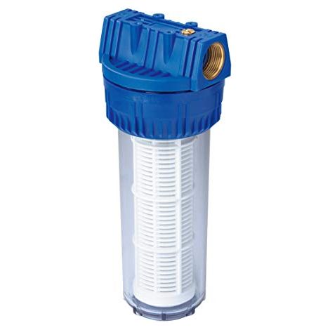 Metabo 628817000 Filtro per Idrocarburi Domestici 1 1-4'' Lungo con Inserto Lavabile Altezza 310 mm Diametro 120 mm Flusso 6400 l-h Pressione di Esercizio 8 bar Pressione di Scoppio 28 bar colore Nero