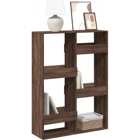 Bücherregal Braun Eichen-Optik 100x33x135 cm Holzwerkstoff