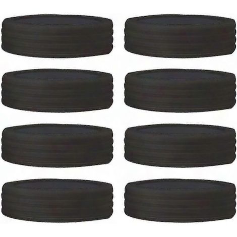 8 Roues de Protection pour Valise en Silicone Uni, Réduction du Bruit et Absorption des Chocs, Anti-Rayures, Coloré, pour Chariot à Bagages (1/5)