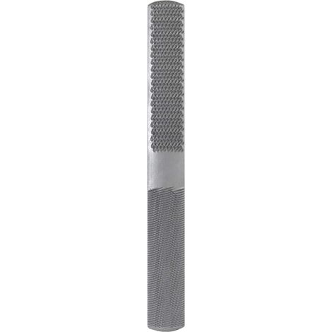 Lime Et Râpe Demi-ronde - 1 Pièce - Acier - Double Face - Menuiserie Et Mécanique - 8 Cm