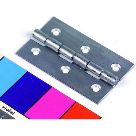 Charnière carrée Bordelaise double feuille 4210 acier décapé 30 x 30 mm - MONIN