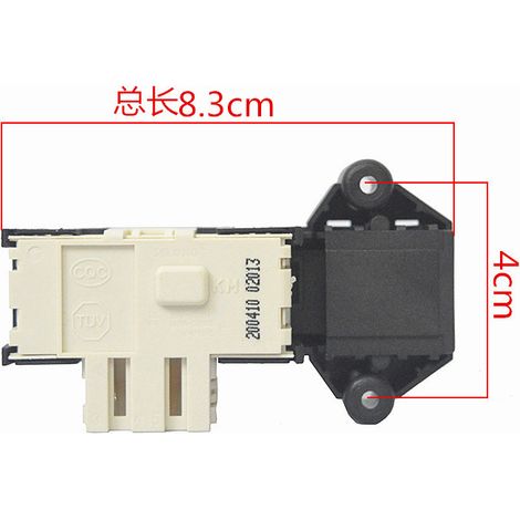 Original door lock switch for Sanyo front-loading washing machines DG-F6026BS / F7026BWN / 8026BS. (1/4)