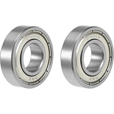Roulements à billes, 2 x Roulements à billes à gorge profonde R8ZZ, 13x29x8mm à double joint, en acier, pour équipements mécaniques et instruments électriques (1/4)