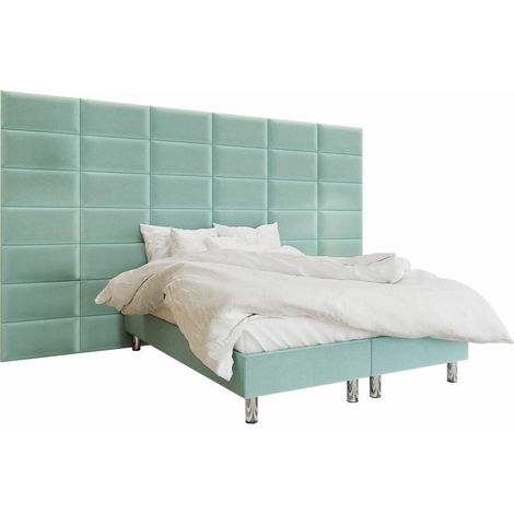 Cama continental Logan 104, Manila 11, Continental, Doble, 160x200, Tapiz, Somieres, 360x200x210cm