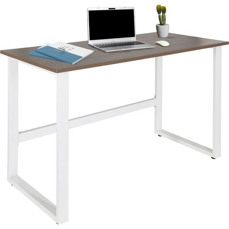 Bureau WORKSPACE LIGHT I noyer / blanc hjh OFFICE (1/5)