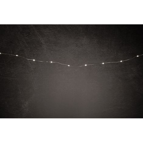 TrendLine LED-Lichterkette Mini Außen 3,9 m warmweiß mit Timer, 8 Lichteffekten Lichterketten (1/3)