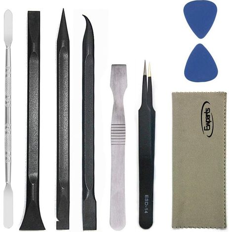 9pcs Ensemble d'outils électroniques Ensembles d'outils de Levier en Plastique Ensemble spudger Ensemble de réparation électronique Pince à épiler Mobile pour Ordinateur (1/5)