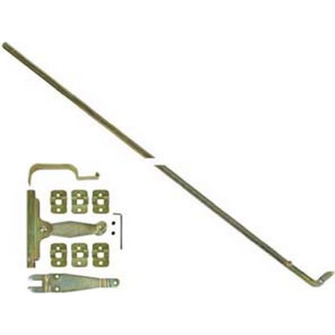 2PZ SPAGNOLETTE PER FINESTRA COMPLETE IN KIT TROPICALIZZATE - cm.160h. per finestra