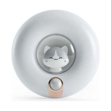 Rechargeable Motion Sensor Night Light for Kids, XU, Dimmable Cabinet Light for Closet, Bedroom, Hallway, Toilet Shed, Garage (Measurement Φ93 x T31) (1/4)