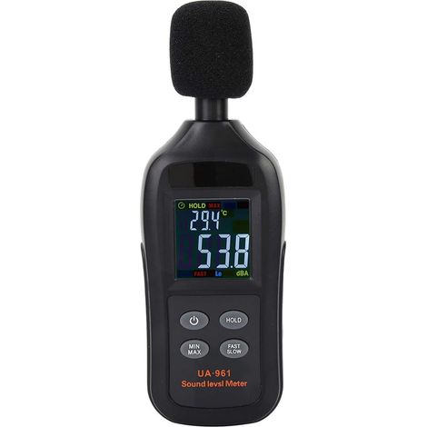 Digital Noise Tester Sound Meter Data Hold Function Decibel Meter Handheld for Frequency Analyzer Range 35dB to 135dB (1/5)