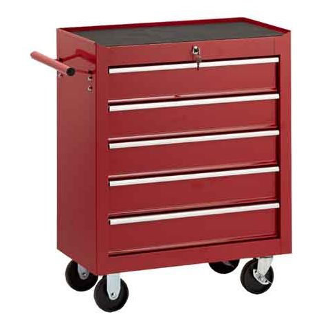 CARRELLO PORTA UTENSILI CON 5 CASSETTI cm 62x33x75h