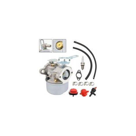 Kit de carburateur de remplacement pour moteurs de souffleuses à neige de 5 et 4 CV, références 640084B et 640084A