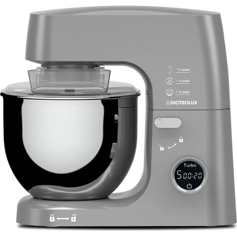 TrAdE Shop Traesio - Impastatrice Planetaria Digitale 7lt 2000w 8 Velocità + Funzione Turbo Manopola Led - (1/5)