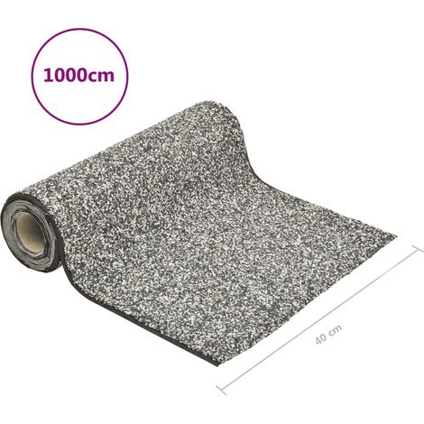 Revêtement Pierre Décoration 1000 X 40 cm Gris Pour Bassin de jardin, piscine, terrasse. Finition naturelle