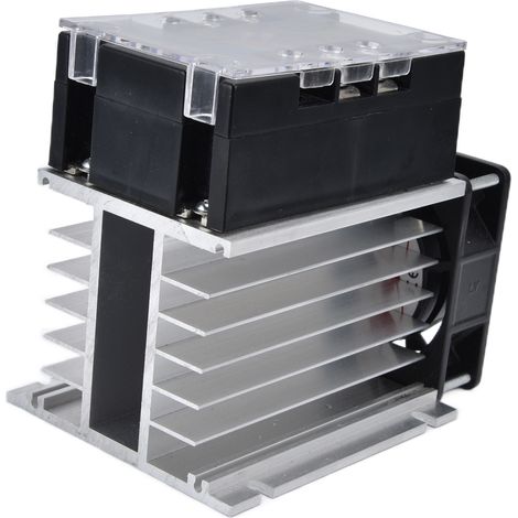 Régulateur de tension SCR monophasé à semi-conducteurs, transformateur/relais de régulation électrique 220-380 V CA, SSR-150WA-H avec dissipateur thermique (1/5)