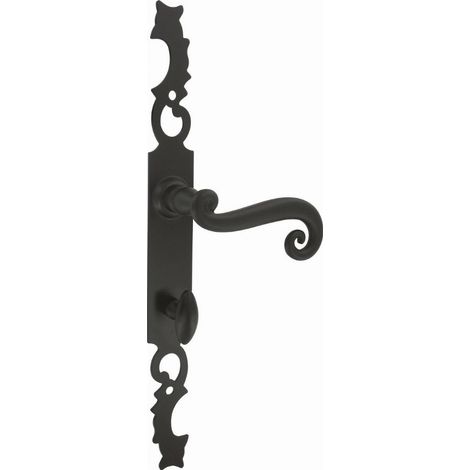 Set di maniglie Rustiche Aquitania 41 BOUVET Ferro nero - Serratura - 16408 (1/2)