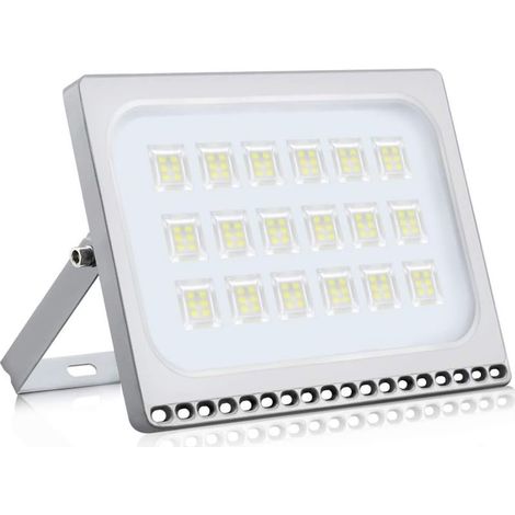 100W Projecteur LED Extérieur 8000lm Éclairage de Sécurité Blanc Froid 6500K Floodlight Imperméable IP67 Spotlight Spot LED Extérieur pour Jardin Terrasse Entrée Garage-Fei Yu (1/5)