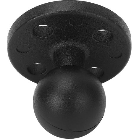 Adaptateur AMPS en alliage d'aluminium antidérapant de 25 mm (1 pouce) avec plaque ronde pour bateaux, kayaks et semi-remorques. (1/5)