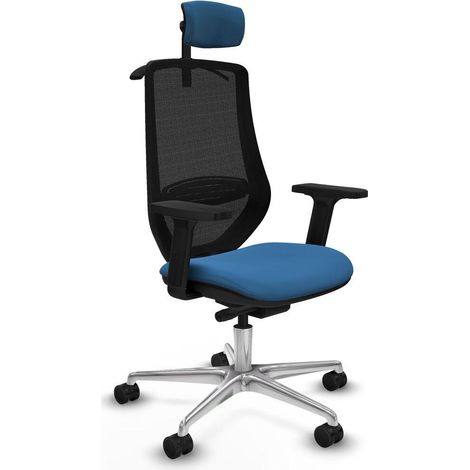 Sedia piqueras y crespo D086N2H azzurro chiaro alluminio schiuma