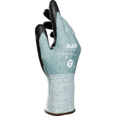 Mapa Professional - 1 paire de gants de manutention MAPA Krytech 531 - Taille 11 - Bleu - Gants résistant aux coupures