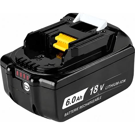 Batterie Li-ion rechargeable 18V 6000mAh type BL1860 cellules Grade A 6000 18 6 – Livraison gratuite (1/5)
