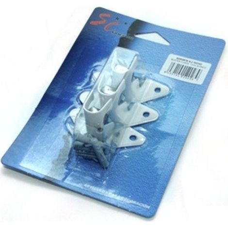 FPLUS soporte barra 2 12 techo blanco con tornillo 1200203 (1/2)