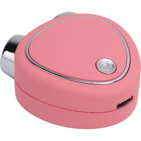 Appareil de lifting facial, réduit les gonflements et les rides, rouleau de massage beauté à microcourant rechargeable USB, rose (1/5)