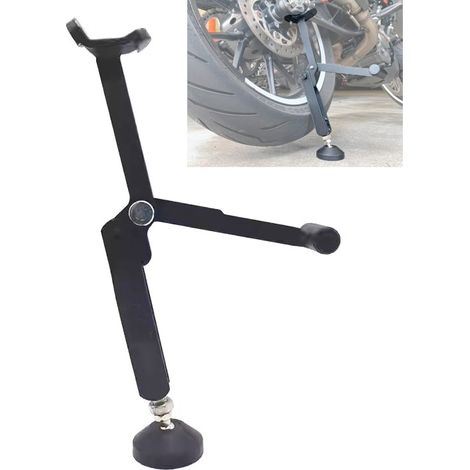 Pata de cabra para moto, soporte lateral para aparcar motocicletas, hasta 120 kg (1/5)