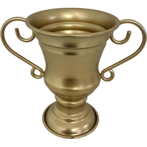 Pot de fleurs vintage en forme de trophée, créatif et pratique, par (1/5)