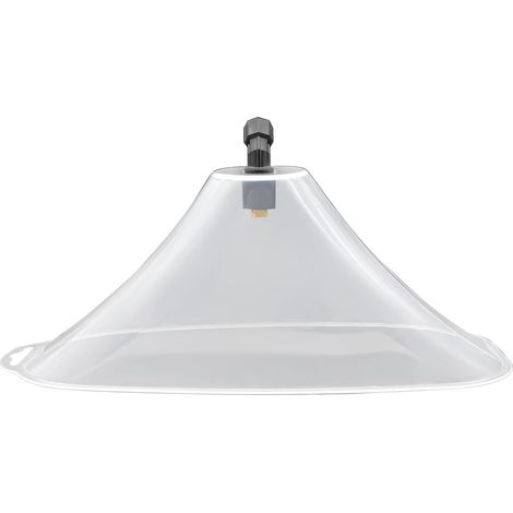 25 x 10 cm Antidrift-Sieb mit flacher Strahldüse – transparentes Windschutzsieb zur Verhinderung des Abdriftens feiner Tröpfchen. (1/5)