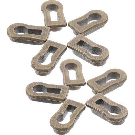 Sewro 10 pièces en alliage de zinc, cache-serrure antique ovale (1/5)
